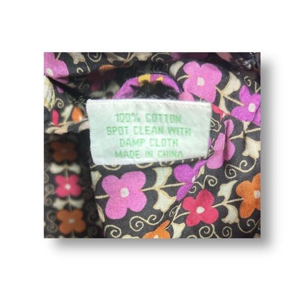 Vera Bradley Multicolor Suzani Floral Quilted Shoulder Bag Cotton Chain Strap - Picture 11 of 16